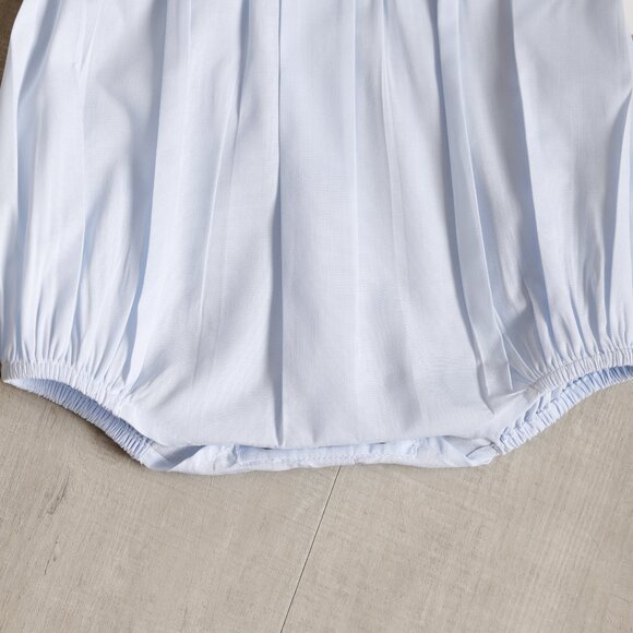 Blue Heirloom Romper Creeper Feltman Brothers 3 Month Baby Special Occasion NWT - Picture 5 of 8